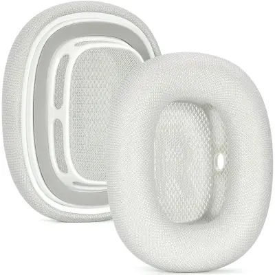 Jastučići za uši za AirPods Max - Apple Tkanina i Silikon Srebrna