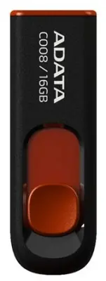 USB stick ADATA C008, 16GB, USB2.0, crno-crveni