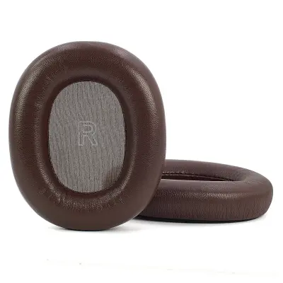2 kom Zlatne jastučiće za uši od ovčje kože kompatibilne sa slušalicama B&O Beoplay H95 ANC Smeđa