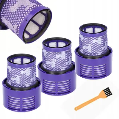 Zamjenski HEPA Filter Za Usisavač – Kompatibilnost s Dyson V11/V15 | Kuhinja, Set 3 + Četkica
