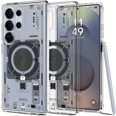 SPIGEN ULTRA HYBRID OVOJNICA ZA GALAXY S25 ULTRA S MAGSAFE ZAŠTITOM ZA SVE