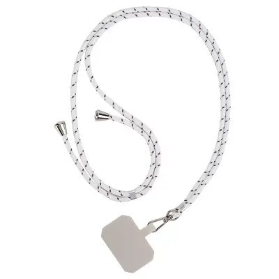 Stilski TPU Lanyard za Telefon s Dodatkom Bijela