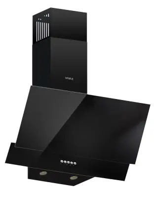 Kuhinjska napa VIVAX CHO-60CSD115T GB, 60 cm, 420 m³/h, crna