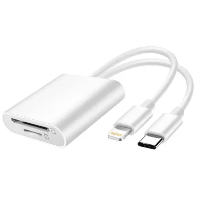 Čitač SD / Micro-SD kartica na USB-C / Lightning 480Mbps