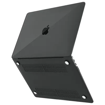 Antišok zaštitna maska polikarbonat crna za MacBook Air 13 2020 / 2019 / 2018