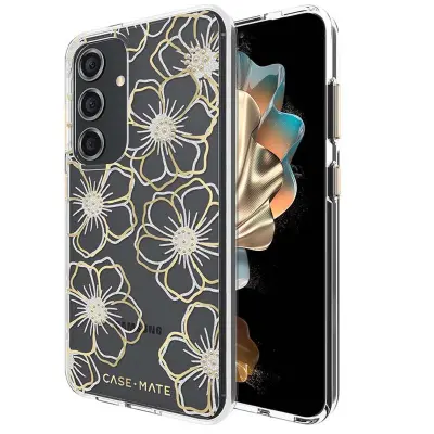 Maska za Galaxy S24 motiv Floral Gems antimikrobna ultra otporna
