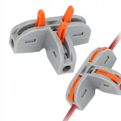 Električna Brza Spojnica T11 – Trostruki 3-Pinski 400V 32A | Dimenzije 39x26x15 Mm