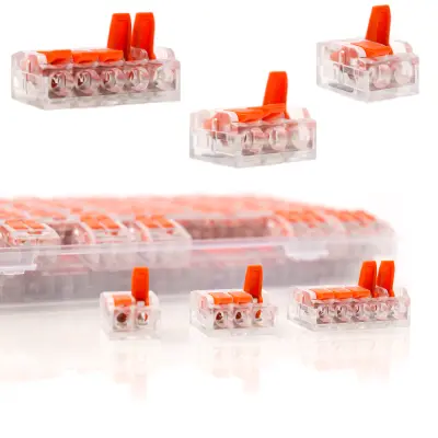 Set Brzih Spojnica 90 Komada – Različite Veličine | Plastična Kutija, 250V, 32A