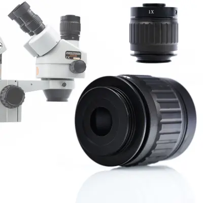 Adapter Za Mikrooskop 1x – Regulirani Adapter Za Stereoskopske Mikroskope | Promjer 38mm/25mm C-Mount