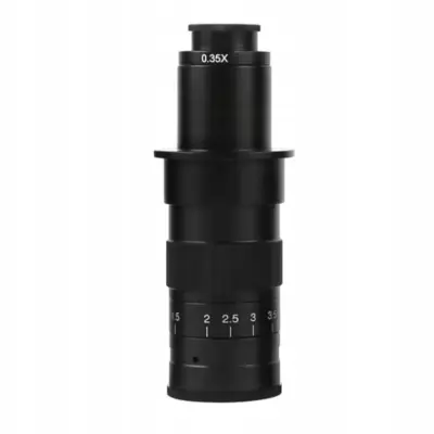 Mikroskopski Objektiv ProZoom 0,35X-3,5X – C-Mount | 90-180 Mm | 120X | Metalna Konstrukcija