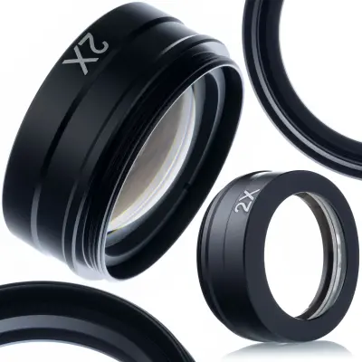 Leća Za Digitalni Mikroskop Earth PRO 2X – Visoka Kvaliteta, 42mm Navoj | Kompatibilnost s Rosfix MCEP-0.5X