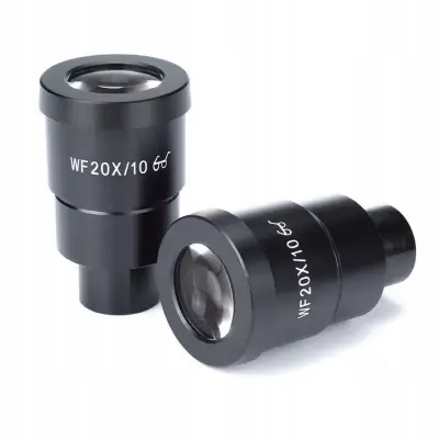 Set Okulara WF20X/10 – 20x Povećanje | Široko Vidno Polje 10 Mm | Staklena Optika