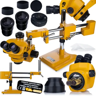 Jupiter Pro Trinokularni Stereo Mikroskop MSJP-T-SDMS1 – 7x-50x Zum | Suvremena Greenough Optics
