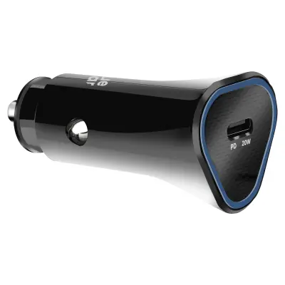 Punjač za auto USB-C 20W Power Delivery + Kompaktni USB-C kabel 60W