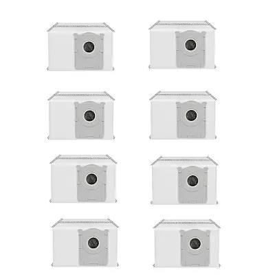 Zamjenske vrećice za prašinu kompatibilne s Ecovacs Deebot X11/X11 Pro - Paket od 8 komada Bijela