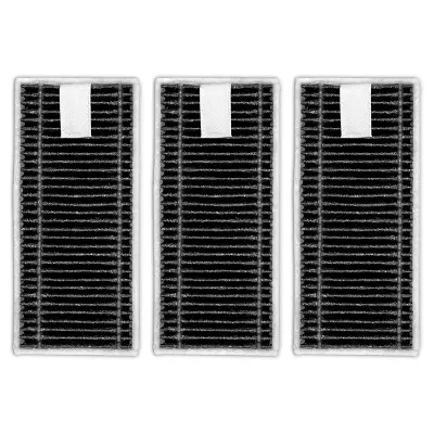 Zamjenski HEPA filter set (paket od 3) kompatibilan s robotskim usisavačem ECOVACS X9 Pro Omni Crna