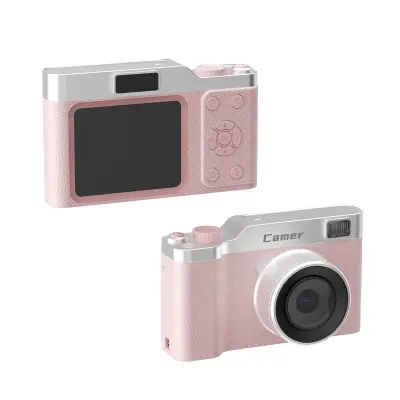 Kompaktni digitalni fotoaparat s 5x optičkim zumom i snimanjem Full HD videa Ružičasta
