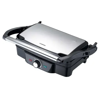 1600 W panini grill s ručkom koja ostaje hladna i podesivom gumbicom
