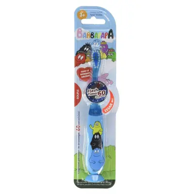 Svjetleća četkica za zube za djecu s usisnom čašicom - Barbapapa