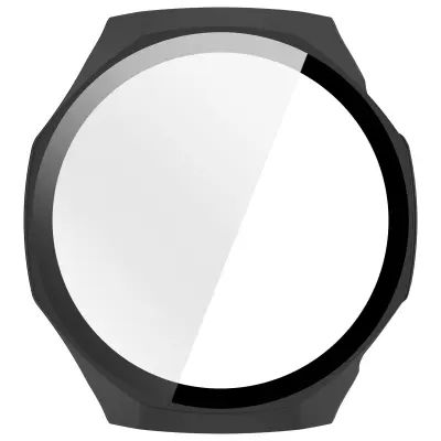 PC+Kaljeno staklo Zaštitna futrola kompatibilna s Huawei Watch GT6 Pro 46mm - Crna Crna