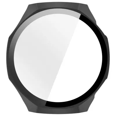 Zaštitna futrola kompatibilna s Huawei Watch GT6 Pro 46mm - Klasična crna PC + Kaljeno staklo Crna