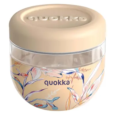 Posuda za hranu s vintage cvjetnim motivom od 770 ml s poklopcem