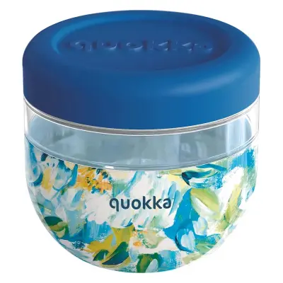 Posuda za hranu s motivom božura od 770 ml s protukliznim poklopcem