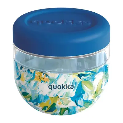 Posuda za hranu s motivom božura od 500 ml s protukliznim poklopcem