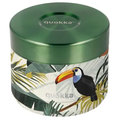 Posuda za hranu od 360 ml, model Whim, s tropskim uzorkom