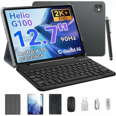 Tablet BLACKVIEW Set Link 8 WiFi 6/256GB Siva 12.7" +Gratis Cover, Stylus Pen, Tipkovnica, Bežični miš, Slušalice
