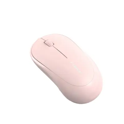 Prijenosni 2.4GHz bežični miš s USB prijemnikom, optički miš 1200 DPI za prijenosno računalo Ružičasta