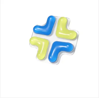 Prozirna silikonska podloga za odmor zapešća Pinwheel - Ergonomska podloga za miš za potporu zapešća Višebojno3