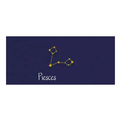 Podloga za miša Pisces Zodiac - Velika protuklizna podloga za miša za dom, ured i internetske kafiće Duboko plava