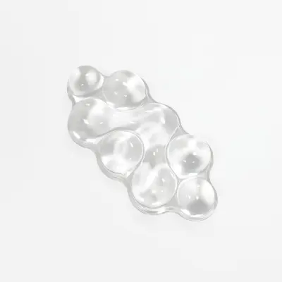 Prozirni silikonski oslonac za zapešće miša - Ergonomski dizajn za ublažavanje pritiska Bijela
