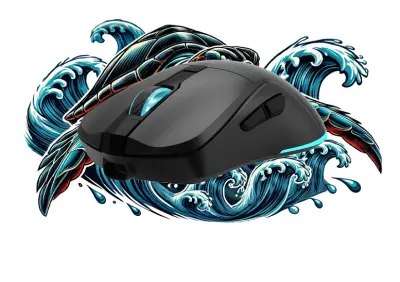 Baracuda MIŠ BGM-121 TURTLE CRNI / 3200 dpi