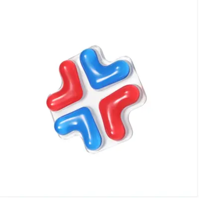Prozirna silikonska podloga za odmor zapešća Pinwheel - Ergonomska podloga za miš za potporu zapešća Višebojno