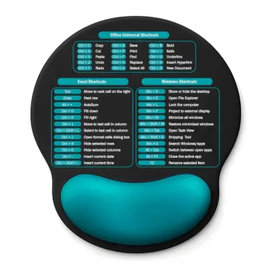 Excel Office Wrist Rest Mouse Pad - Ergonomski oslonac i neklizajuća podloga Zelena