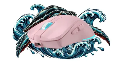 Baracuda MIŠ BGM-124 TURTLE ROZA / 3200 dpi / Wireless