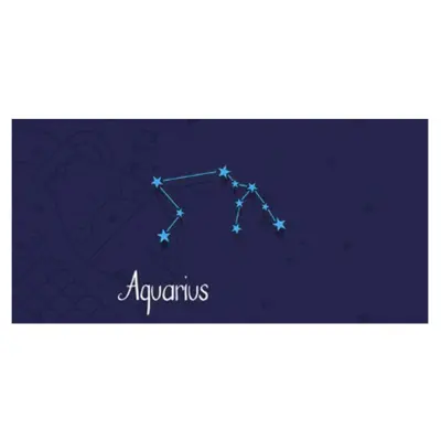 Podloga za miša sa zodijakom Vodenjaka - Proširena gamerska podloga za miša bez klizanja za dom i ured Duboko plava