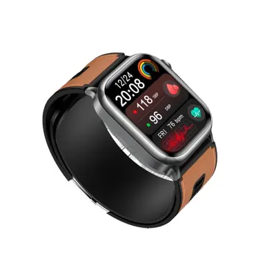 Pametni sat - 2,06-inčni AMOLED pametni sat s BLE 5.3, IP67, baterijom od 530 mAh, magnetskim punjenjem, NFC - kompatibilan s Apple, Samsung, Huawei S