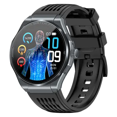 Pametni sat JA03: EKG, Bluetooth pozivi i glazba na vašem zapešću Tamno siva