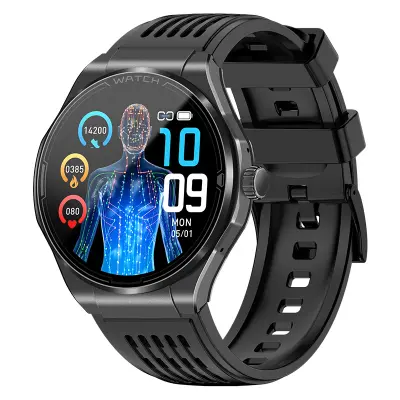 JA03 Pametni sat: EKG, Bluetooth pozivi i glazba na vašem zapešću Crna