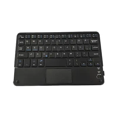 Bežična tipkovnica s touchpadom za tablete Crna
