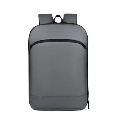 Commuter Business Laptop Backpack - Water-Resistant, Large Capacity 15.6 inch Bag Tamno siva