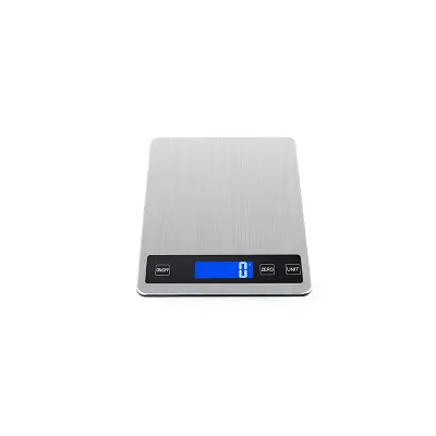 Precizna kuhinjska vaga - Metalno bijela 5kg/1g Metalno bijela