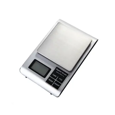 Digitalna kuhinjska vaga za hranu i nakit visoke preciznosti 500g 0.01g Srebrna