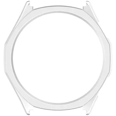Polu-paketna šuplja PC zaštitna futrola kompatibilna s Huawei Watch GT6 46mm - Srebrna Srebrna