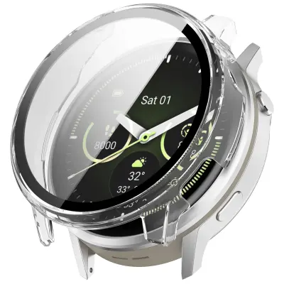Prozirno PC kućište sa zaštitnikom zaslona od kaljenog stakla kompatibilno s Garmin Venu 4 (41mm) Proziran