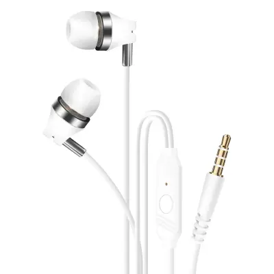Žične slušalice Jack 3,5 mm s ugrađenim mikrofonom.