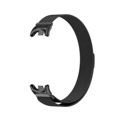 Metalni remen kompatibilan sa Xiaomi Band 8/9/10 - Magnetski dizajn s oprugom Crna